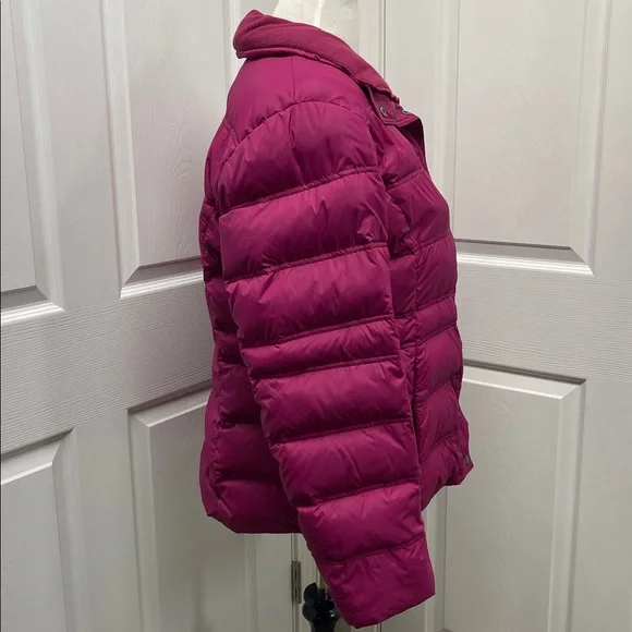 Lands’ End Women’s Lined Down Puffer Coat Large - Picture 6 of 13